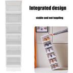 6-Layer Stackable Foldable Storage Organizer Cart Clothes, Kitchen, Closet & Bathroom
