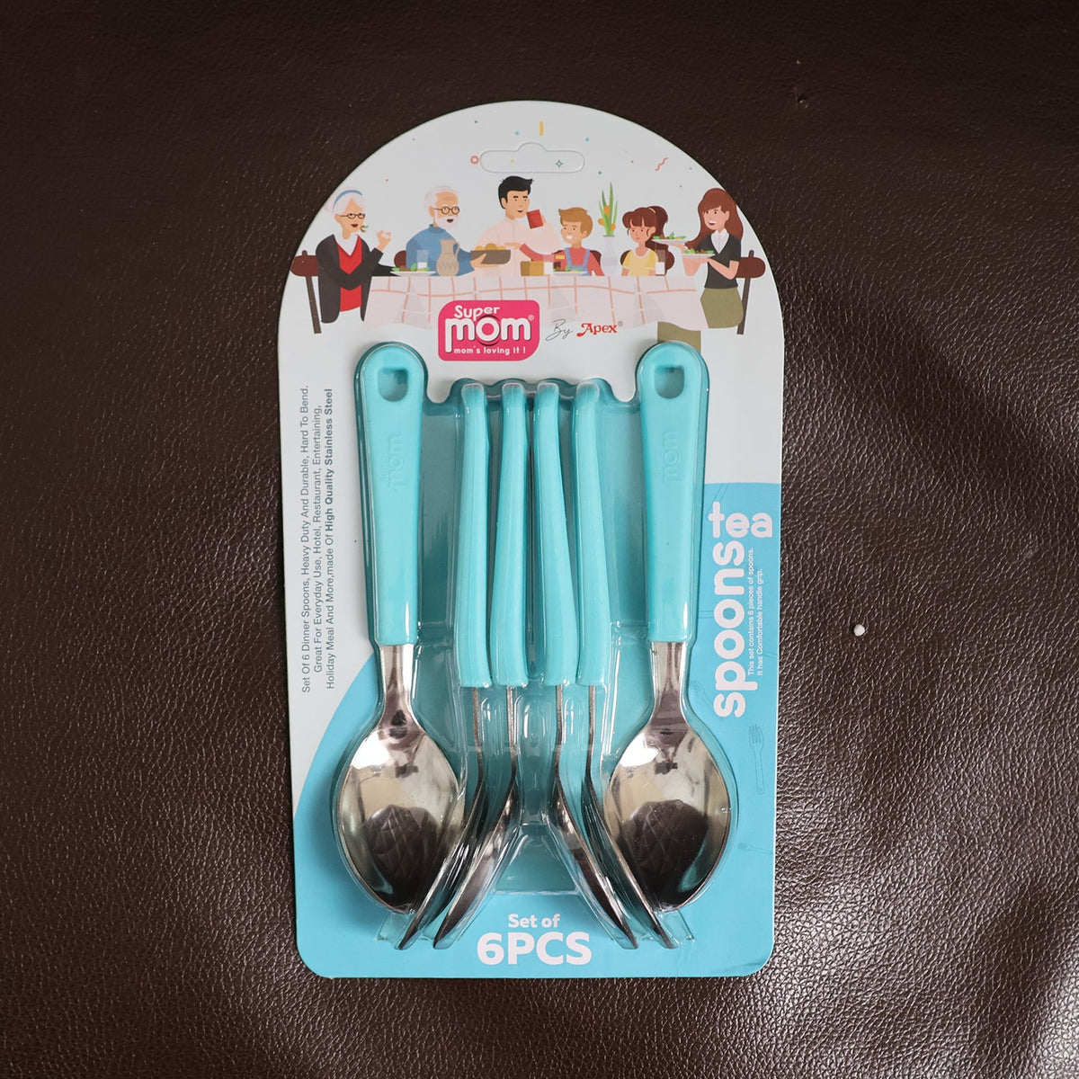 Supermom Stainless Steel Tea Spoon (6 Pc Set)