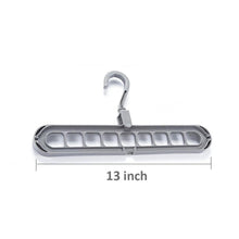 9-Hole Plastic Hanger Hook for Wardrobe Clothes Organization & Indoor Storage