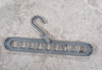 9-Hole Plastic Hanger Hook for Wardrobe Clothes Organization & Indoor Storage