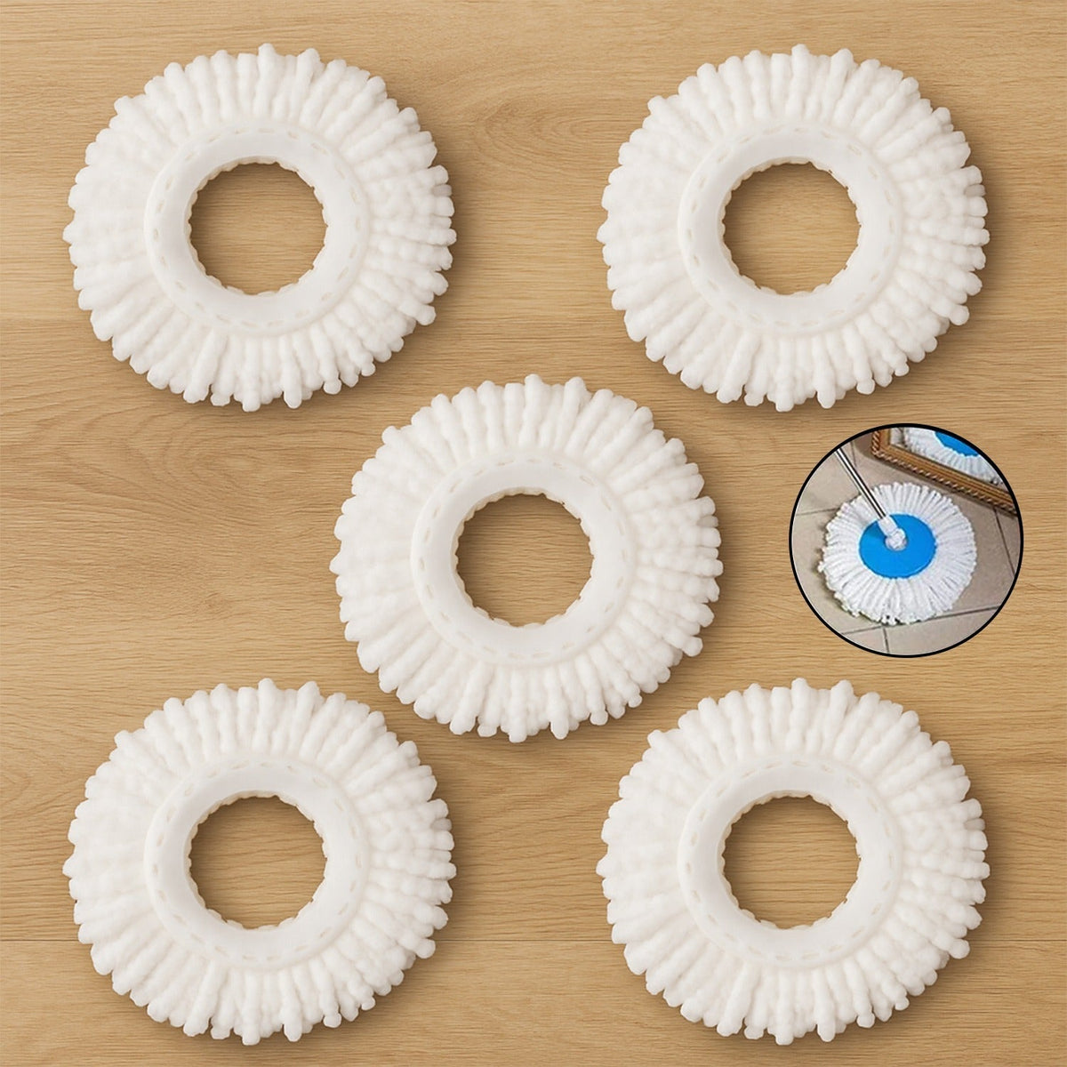Microfiber Spin Mop Refill Head