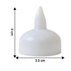 Round LED Flameless Tealight Candles - (8 Pc)