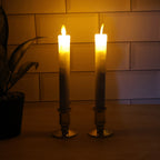 Set of 2 LED Flameless Taper Candles