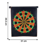 Magnetic Roll-Up Dartboard Game - (12-inch / Set)