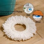 Microfiber Spin Mop Refill Head 360° Rotating Mop (5 Pc)