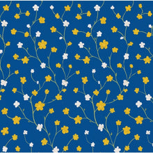 Microfiber Floral Printed Single Bedsheet with 1 Pillow Cover (Blue)