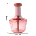 Apex Smart Manual Vegetable & Fruit Chopper with 800 ML Capacity