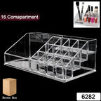 16 Compartment Cosmetic Makeup Jewellery Lipstick Storage Organiser Box