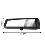 Supermom Adjustable Plastic Slicer, 1-Piece, Black / Silver