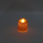 christmas Premium Glitter LED Tealight Candles (24 Pc Set)