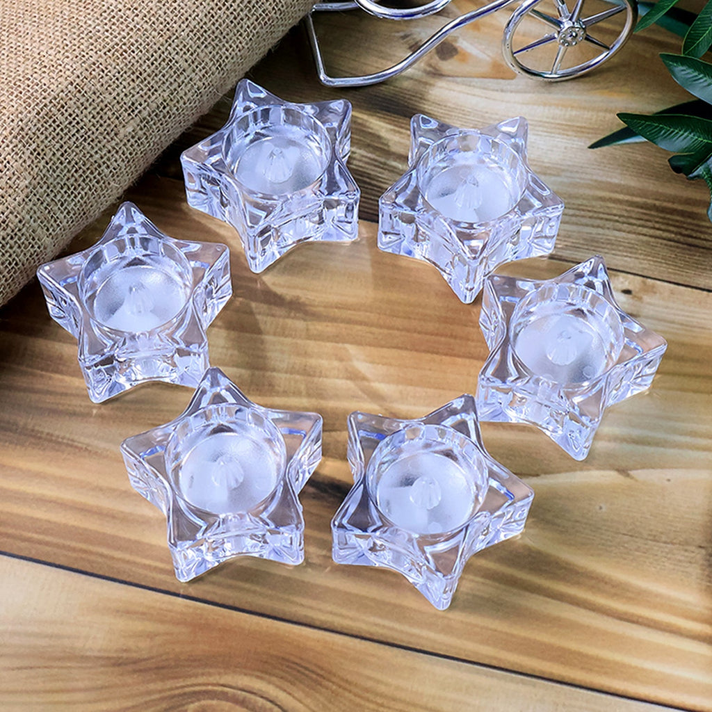 Star-Shaped LED Candles