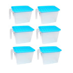 1100 ml airtight square containers for kitchen storage