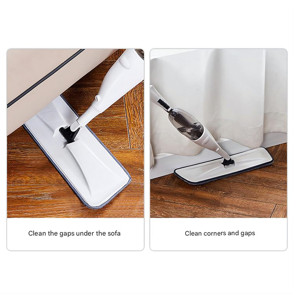 Floor Cleaning Spray Mop with Removable Washable Cleaning Pad