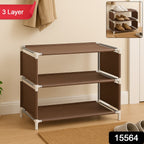 Multi-Tier Fabric Shoe Rack