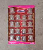 Stainless steel wall hook set, 18 pieces