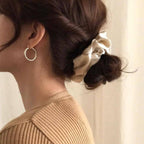 Premium Satin Hair Scrunchies / Elastic Hair Ties for Women & Girls (12 Pc)